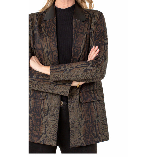 Python boyfriend blazer