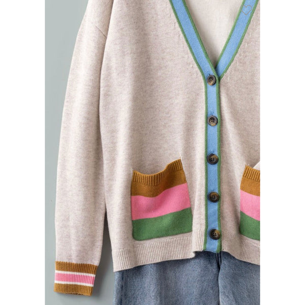 Stripe galore cardigan