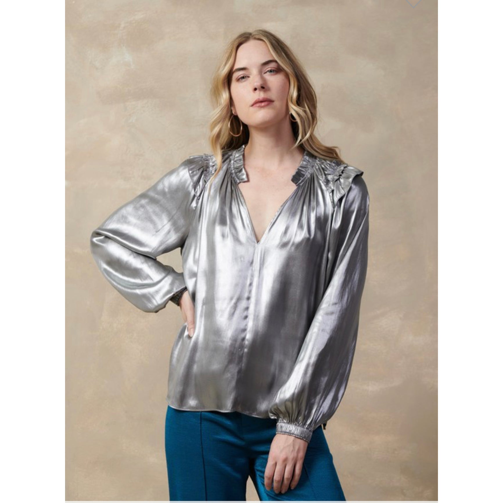 Glitz and glam top