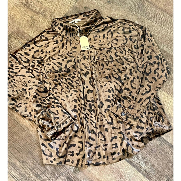 Velvet leopard crush